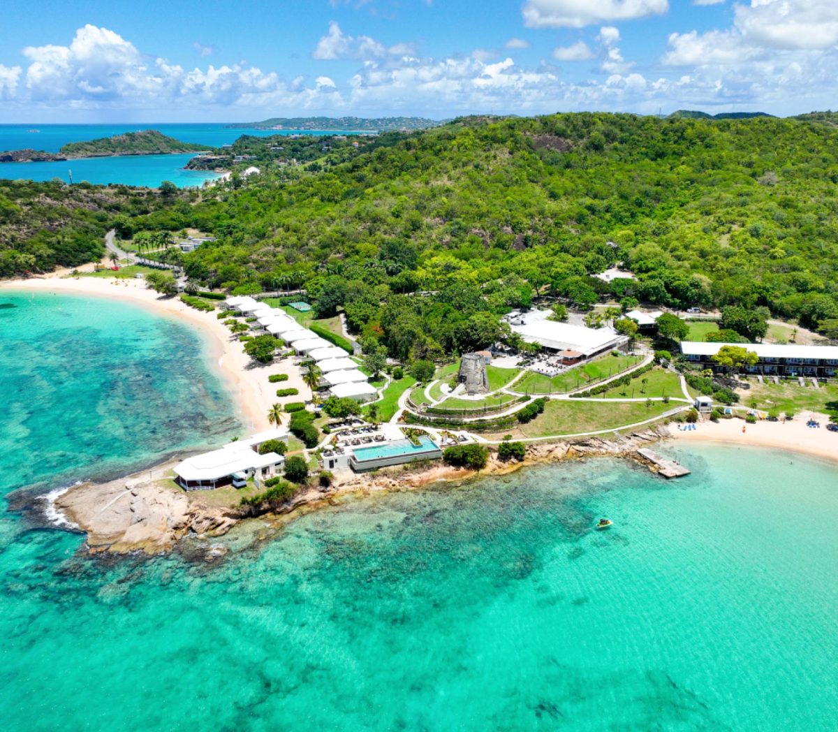 Hawksbill Resort Antigua Aerial View